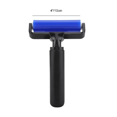 

10 Inch Dust Removal Sticky Silicone Roller Particles Dust Wiper Hair Remover Cleaning Brush Tools for PCB SMT LCD Process