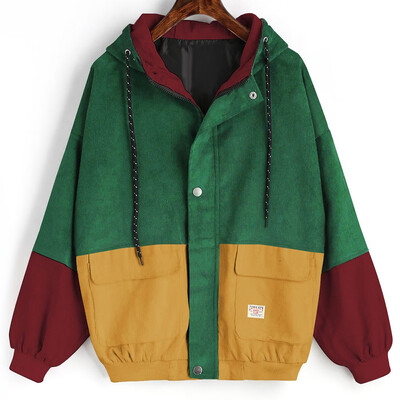 

Plus Size Autumn Jacket Women Harajuku Zipper Pockets Clothes Bomber Jacket Winter Coat Womens Jackets Streetwear Big Size