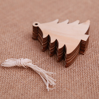 

FUNNYBUNNY 10Pcs Christmas Hanging Tags Pendant Home Party Xmas Tree Home Ornament Decor