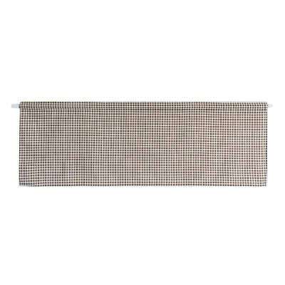 

Valance Grid Stripe Style Blackout Window Curtain Valances Short Semi-Sheer Curtains Rod Pocket Window Drapes for Kitchen Balcony