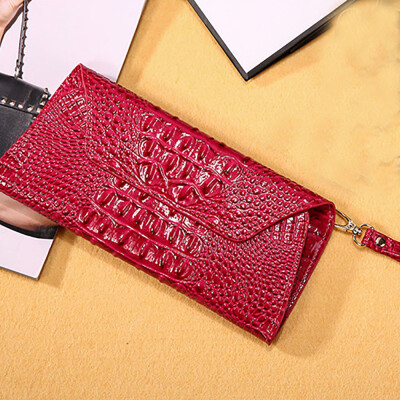 

Tailored Women Leather Luxury Long Wallet Purse Card Holder Multi-function Phone Bag BU