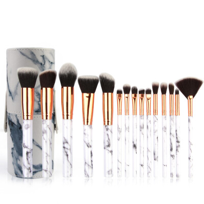 

Toponeto 15 Pcs Makeup Brush Set Professional Face Eye Shadow Eyeliner Foundation Blush