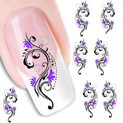 

〖Follure〗Water Transfer Slide Decal Sticker Nail Art Tips Toe Decoration XF1423