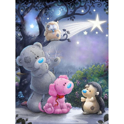 

5D DIY Full Drill Diamond Painting Bear Cross Stitch Embroidery Mosaic Kit