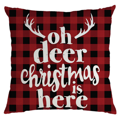 

Tailored Christmas Pillow Cover Pillowcases Decorative Sofa Cushion Cover 45x45cm
