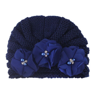

Cute Newborn Toddler Infant Baby Girl Flower Soft Cotton Hospital Cap Beanie Hat