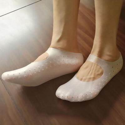 

1Pair Silicone Moisturizing Gel Heel Socks Cracked Foot Skin Care Protector NEW