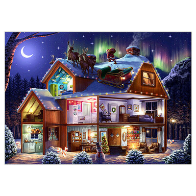 

〖Follure〗Christmas Diamond Rhinestone Pasted Embroidery Painting Cross Stitch Home Decor