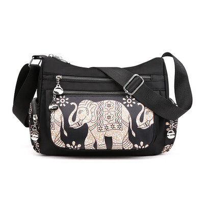 

Oxford cloth shoulder Messenger bag nylon cloth bag for middle-aged&elderly women canvas bag large capacity mother bag