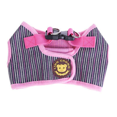 

Stripe Pet Dog Vest Traction Rope Puppy Chest Leash Walking Strap Harness