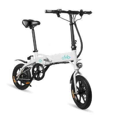 

14 Inch Folding Power Assist Eletric Bicycle Moped E-Bike 250W Motor 36V 78AH 104AH