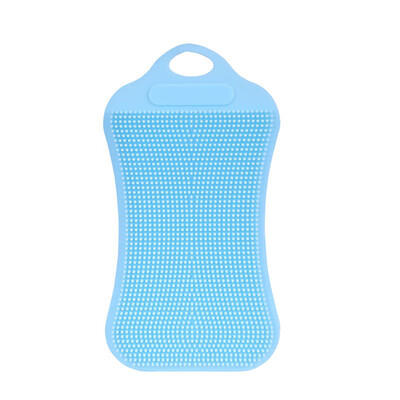 

Gobestart 1Pc Silicone Dish Washing Sponge Scrubber Kitchen Cleaning Antibacterial Tool BU