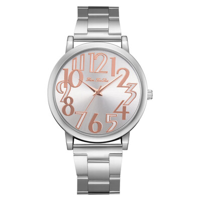 

FanTeeDa Brand Womens Quartz Wristwatches Stainless Steel Ladies Clock Fashion Women Watch Relogio Feminino Hot Sale 533