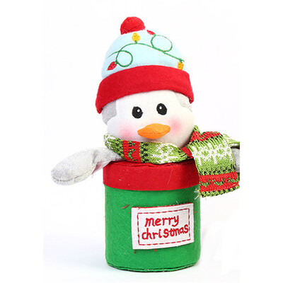 

Toponeto Merry Christmas Children Santa Claus Snowman Elk Candy Packaging Candy Box