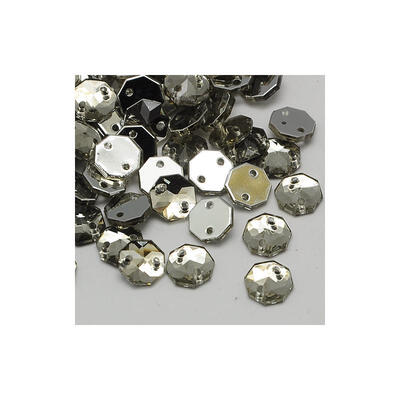 

Sew on Rhinestone Taiwan Acrylic Rhinestone Two Holes Garments Accessories Faceted Octagon DarkKhaki 10x95x3mm Hole 1mm