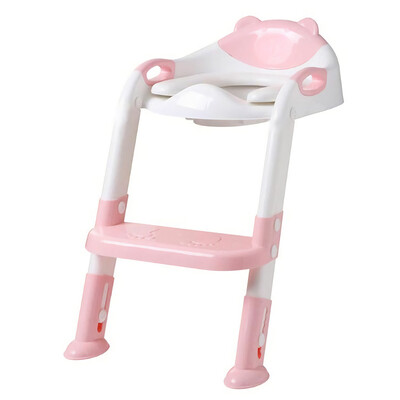 

Folding Toilet Ladder Adjustable Trainer Seat Potty for Baby