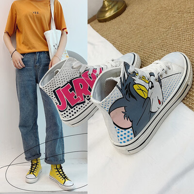 

Small white shoes womens shoes autumn new autumn shoes spring&autumn models wild high to help