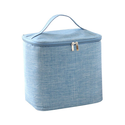 

Large Capacity Thermal Insulated Handle Tote Bento Lunch Box Picnic Storage Bag