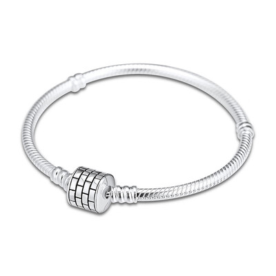 

CKK Snake bone chain 925 silver with bucket buckle inlaid amphibole CKB011 16504