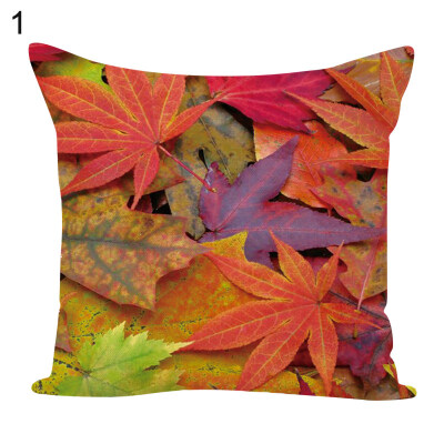 

Maple Leaves Square Throw Pillow Case Cushion Cover Home Sofa Bed Car Decor