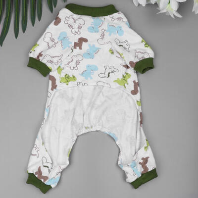 

Cute Printed Soft Cotton Four-legs Pet Clothes Dogs Cats Jumpsuits Pajamas