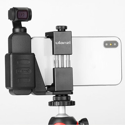 

Tailored For DJI Osmo Pocket Microphone Mount Bracket Phone Clip Holder Tripod Kit