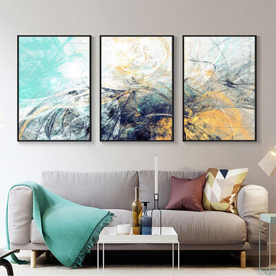 

Siaonvr 3pcs Wall Mural Painting Sofa Background Wall Hanging 236×157Inch