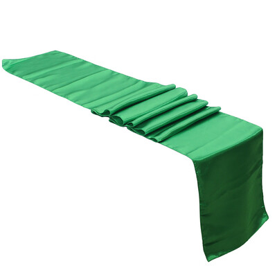 

Gobestart 30x275cm Satin Table Runner Wedding Reception Banquet Party Decoration