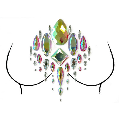 

〖Follure〗Face Gems Adhesive Glitter Jewel Tattoo Wedding Festival Rave Party Body Make Up