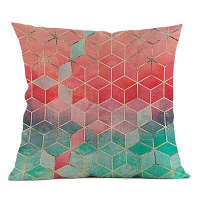

Siaonvr Geometric Pillow Case Waist Cushion Cover Sofa Home Decor