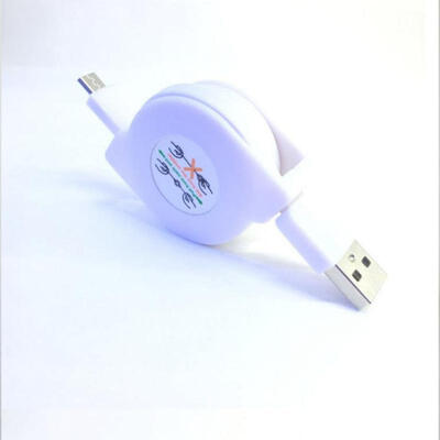 

Micro USB Fast Charge Cord Retractable Charging Cable For Android Phone-1m