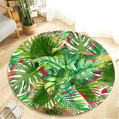 

〖Follure〗Botany Elements Blanket Round Bathroom carpet 60cm