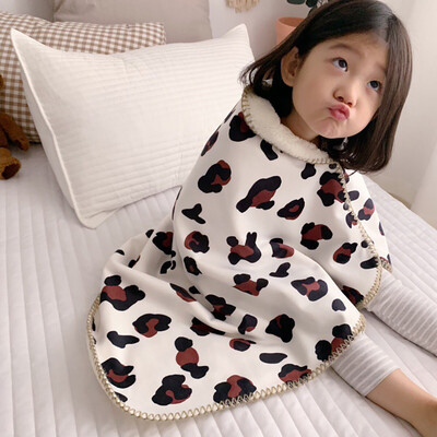 

Toponeto Multifunction Winter Child Flannel Shawl Blanket Wearable Thick Warm Soft