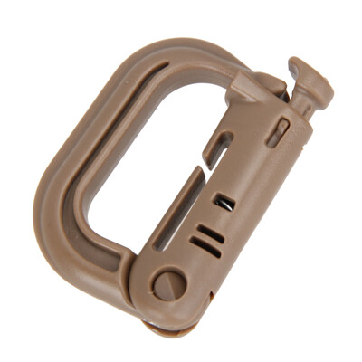 

Grimloc Molle Carabiner D Locking Ring Mount D-Ring Clip Snap Hook Buckle