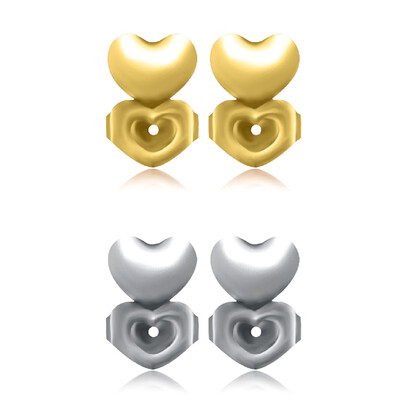 

Fashion New Ear Jewelry Backs Stud Earrings Heart Earring For Women