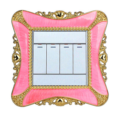 

〖Follure〗Home Switch Cover Square Shape Switch Wall Light Socket Stickers Room Decor GN