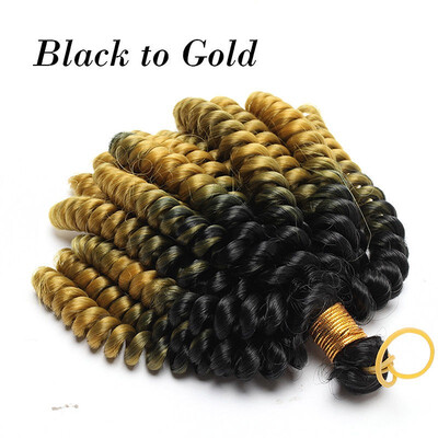 

Curly Crochet Braids Hair Extension Jumpy Wand Curly Crochet Hair Jamaican Bounce Synthetic Braids Twist Hair Ombre Two For Women