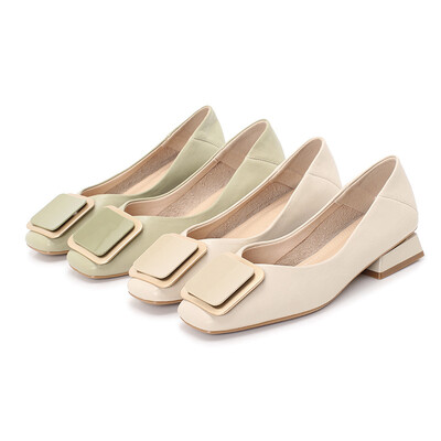 

606 Korean version of the wild single shoes female head was thin shallow mouth womens shoes soft