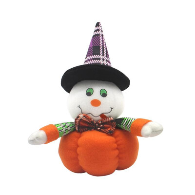 

Halloween Stuffed Pumpkin Doll Toy Halloween Party Supplies Decoration Ornaments--Black Cat