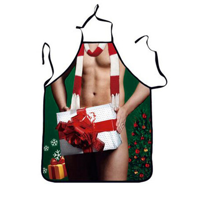 

Tailored Women And Mens Christmas Print Snowflake Cooking Kitchen Halter Apron