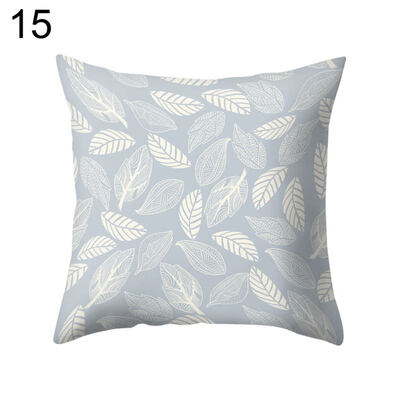 

Heart Flower Vine Plain Square Pillow Case Cushion Cover Sofa Bed Car Cafe Decor