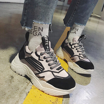 

Ins Super Fire Torre Shoe Female Spring Korean Joker Thick Bottom Intellectual Smoked Leisure Sports Shoe Student Female