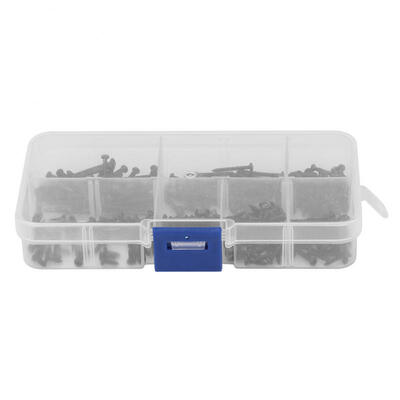 

Greensen 400PCS M2 Black Carbon Steel Self-tapping Screws Woodworking Fastener