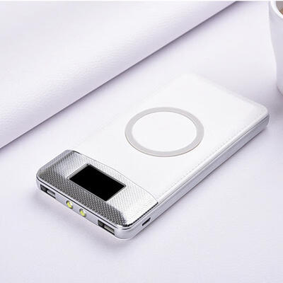 

12000 Mah Power Bank External Battery Bank Built-in Wireless Charger Powerbank Portable Wireless Charger For IPhone  M