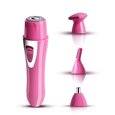 

4 in 1Painless Electric Hair Shaver Eyebrow Trimmer Nose Hair Trimmer Body Shaver&Face Hair Remover USB Rechargeable Razor