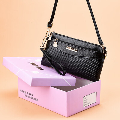 

Middle-aged mother womens bag Korean Messenger bag soft leather small elderly satchel shopping bag shoulder bag