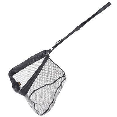 

HONROEAL 95cm Aluminum Pole Waterproof Rubber Fishing Landing Net