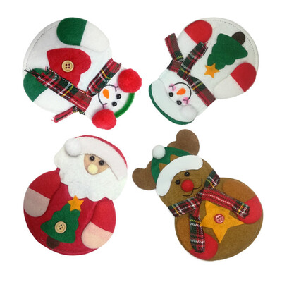 

Christmas Suit Silverware Holders Pockets Knifes Forks Bag 4PCS