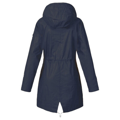 

Roseonmyhand Womens Solid Rain Jacket Outdoor Jackets Waterproof Hooded Raincoat Windproof