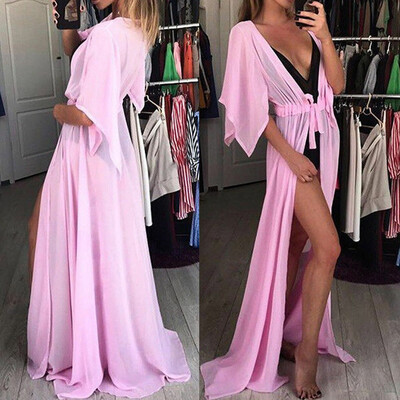 

Women Summer Sexy Beach Dress Maxi Dress Holiday Swimwear Cover Up